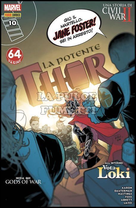 THOR # 215 - LA POTENTE THOR 10 - CIVIL WAR II